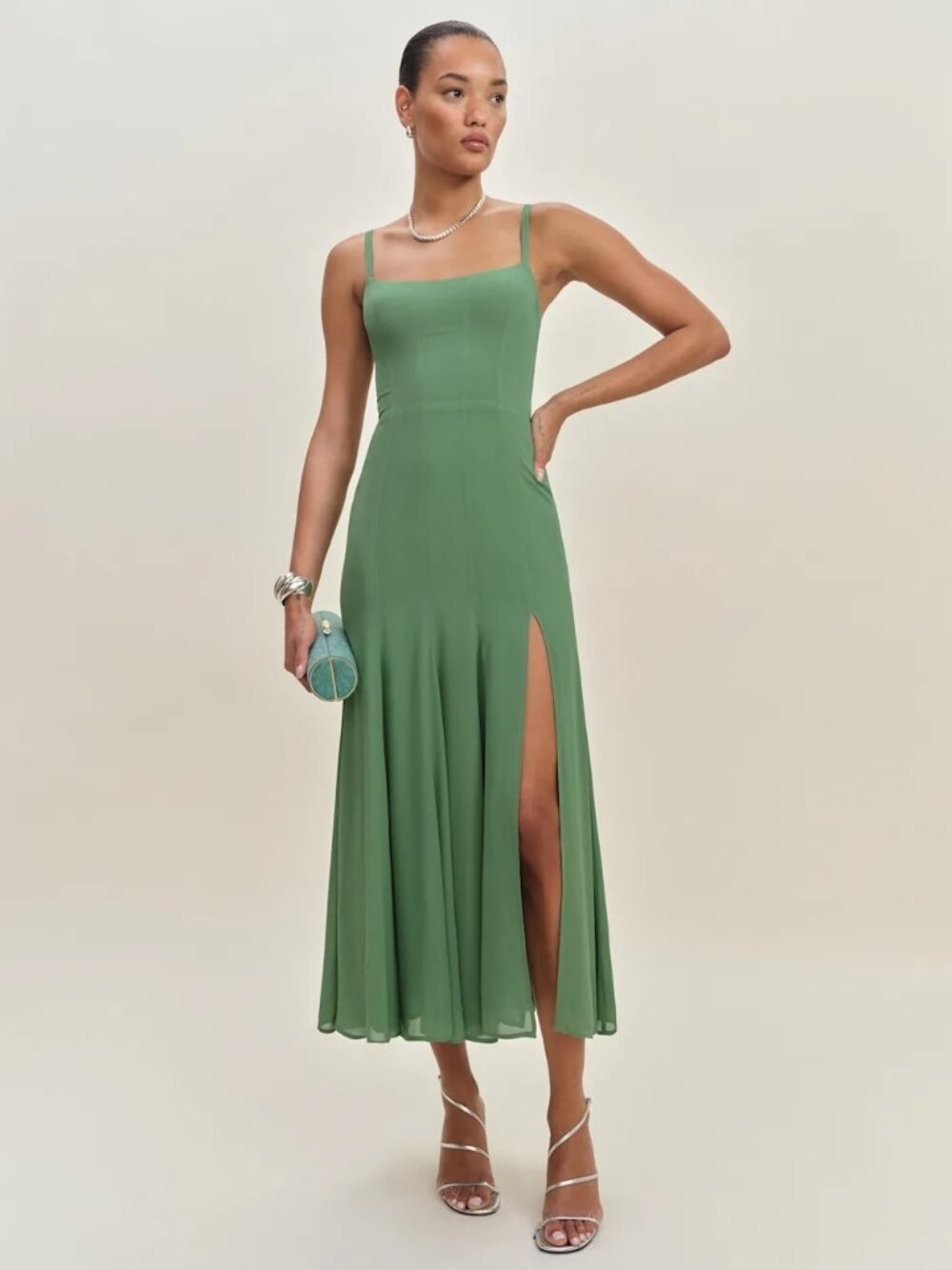 NWT Reformation Eridania Dress in Mint